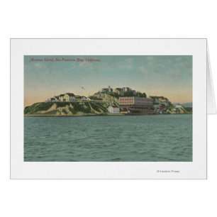 Vue de prison de San Francisco, île de CAAlcatraz