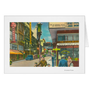 Vue de section d'affaires de Chinatown