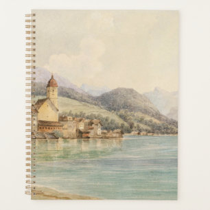 Vue de St. Wolfgang sur le lac Wolfgang Carl Lafit