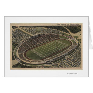 Vue de stade de San Antonio, le Texas - d'Alamo