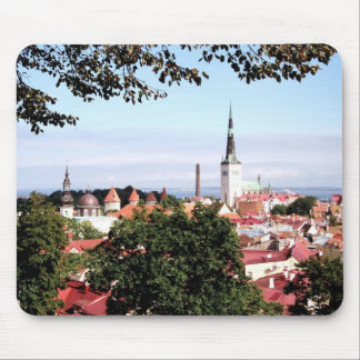 Vue de tapis de souris de Tallinn