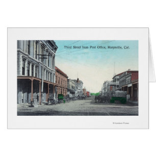 Vue de troisième rue du bureau de poste