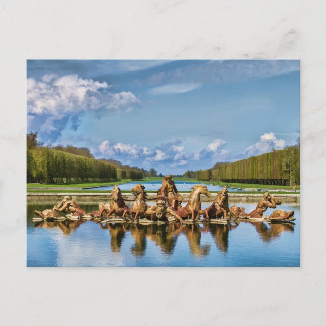 Vue De Versailles, France, Carte Postale (Devant)