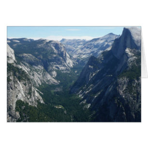 Vue depuis Glacier Point dans le parc national de 