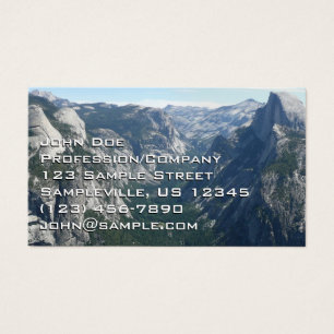 Vue depuis Glacier Point dans le parc national de 