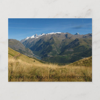 Vue depuis Signal de L' homme, Oisans: vue… Postkarte