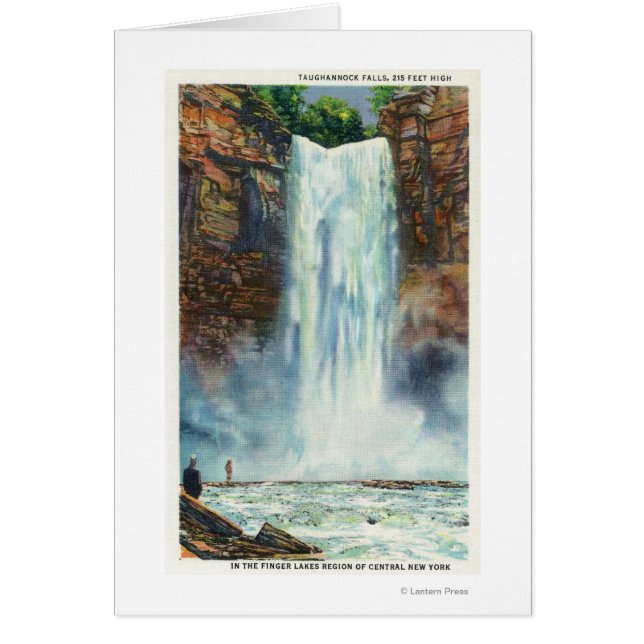 Vue des chutes de Taughannock depuis le bas (Devant)