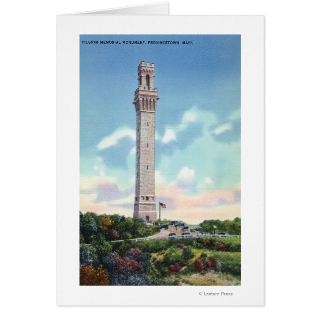 Vue diurne du Mémorial du pèlerin (Devant)