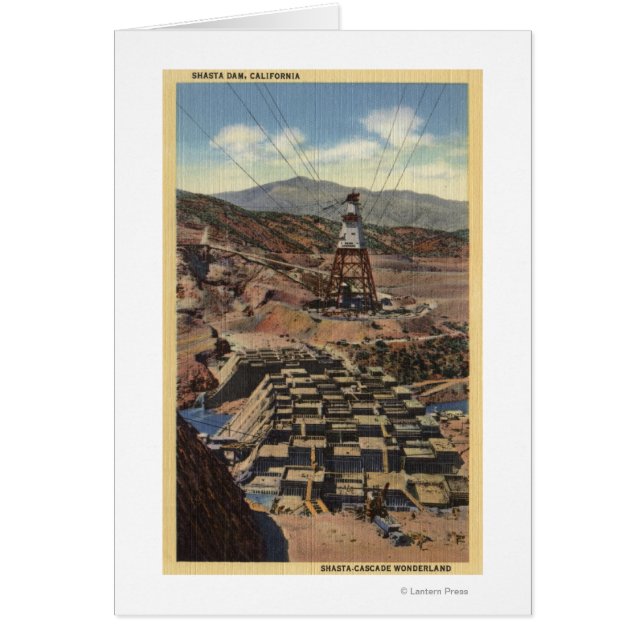 Vue du barrage Shasta (Devant)