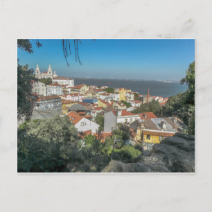 Vue du château Sao Jorge, Portugal - Carte postale