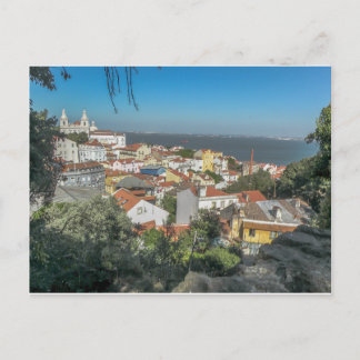 Vue du château Sao Jorge, Portugal - Carte postale