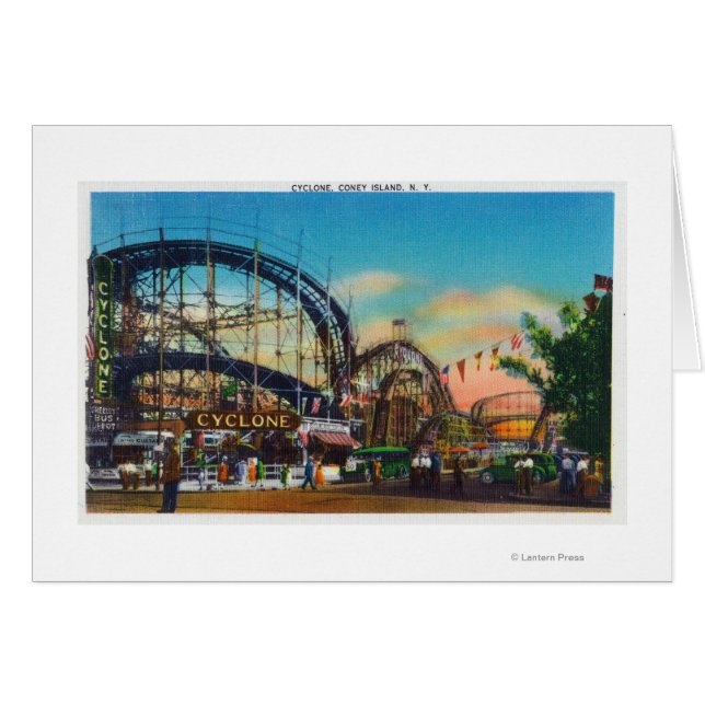 Vue du cyclone Rollercoaster # 1 (Devant horizontal)