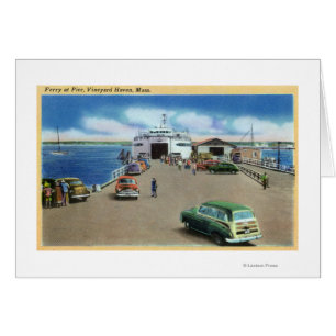 Vue du ferry au quai