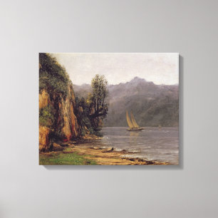 Vue du Lac Leman, c.1873-77 Leinwanddruck