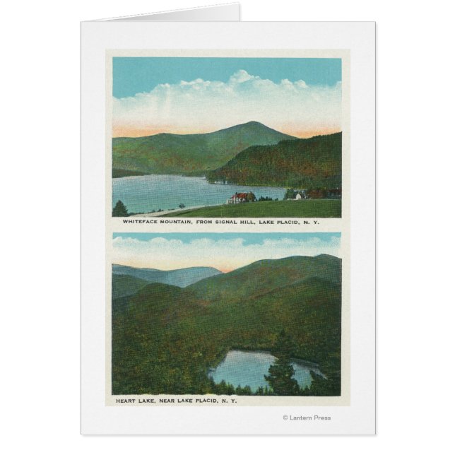 Vue du mont Whiteface de Signal Hill, Heart (Devant)
