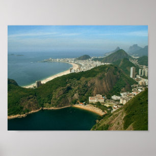 "Vue du Pain de Sucre, Rio de Janeiro" poster 12x9