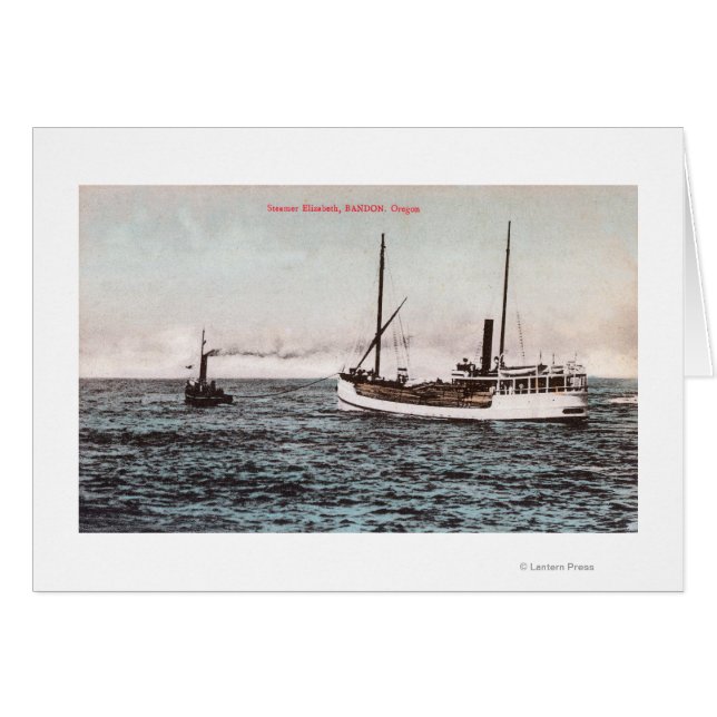 Vue du Steamer ElizabethBandon, OR (Devant horizontal)
