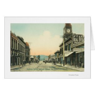 Vue d'une rue d'affairesSan Luis Obispo, CA