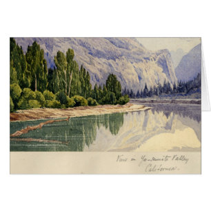 Vue en vallée la Californie de Yo-Semite