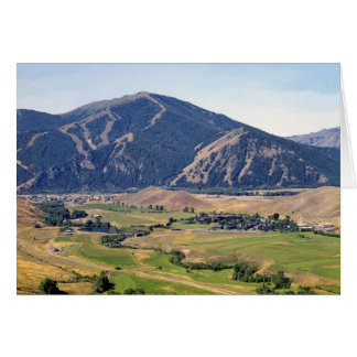 Vue estivale de la région de Ketchum/Sun Valley