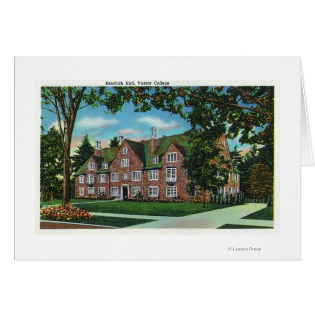 Vue extérieure de Kendrick Hall, Vassar College (Devant horizontal)