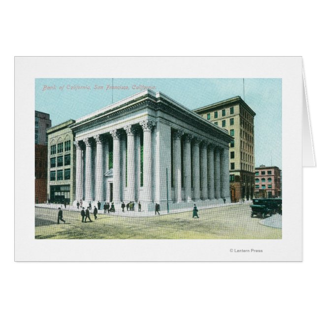 Vue extérieure de la Banque de Californie (Devant horizontal)