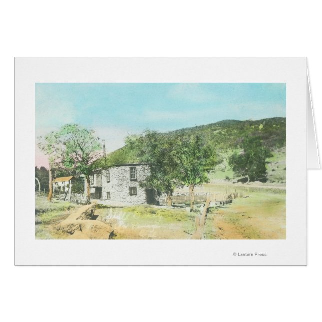 Vue extérieure de la laiterie des tillsLa Panza, C (Devant horizontal)