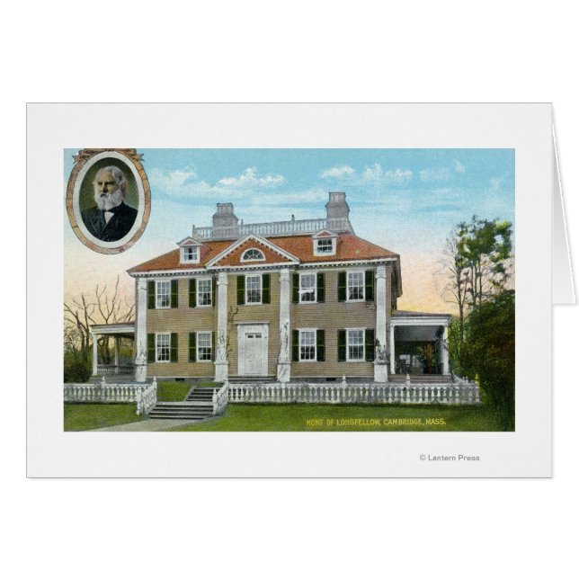 Vue extérieure de la maison de Longfellow # 2 (Devant horizontal)