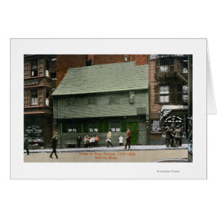 Vue extérieure de la maison Paul Revere # 4