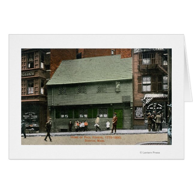Vue extérieure de la maison Paul Revere # 4 (Devant horizontal)
