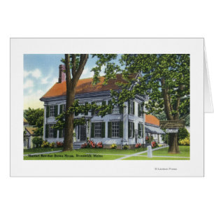 Vue extérieure de la maison Stowe Harriet Beecher
