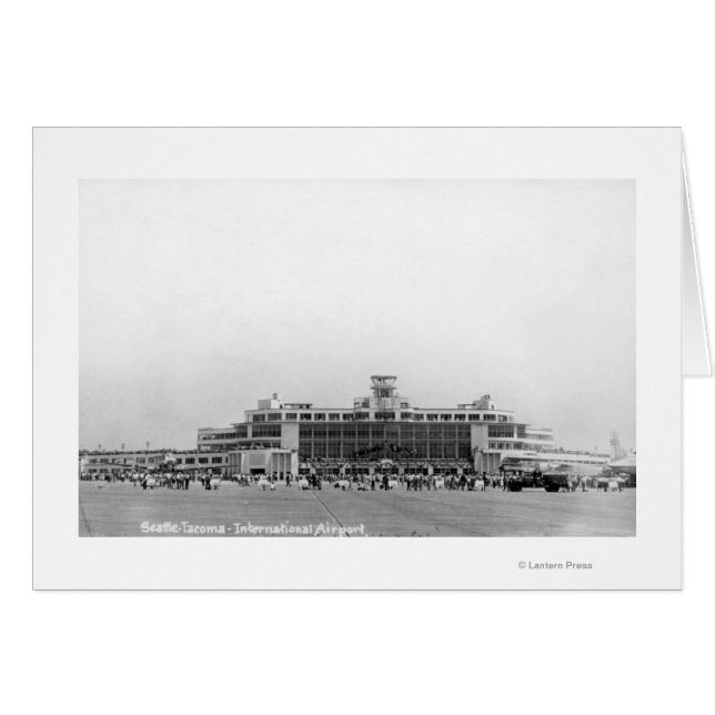 Vue extérieure de l'aéroport international de Seat (Devant horizontal)