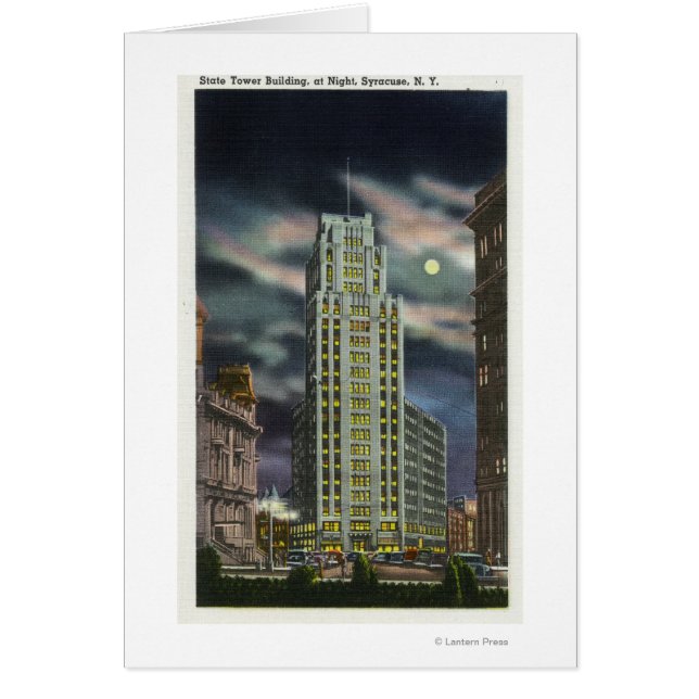 Vue extérieure de l'édifice de la tour de l'État l (Devant)