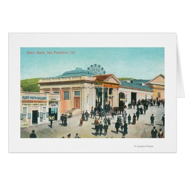 Vue extérieure des bains Sutro (Devant horizontal)