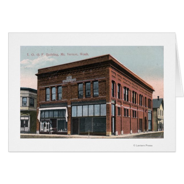 Vue extérieure du bâtiment de l'IOOF (Devant horizontal)