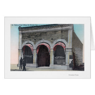 Vue extérieure du bureau de poste de la Ste.Hélène