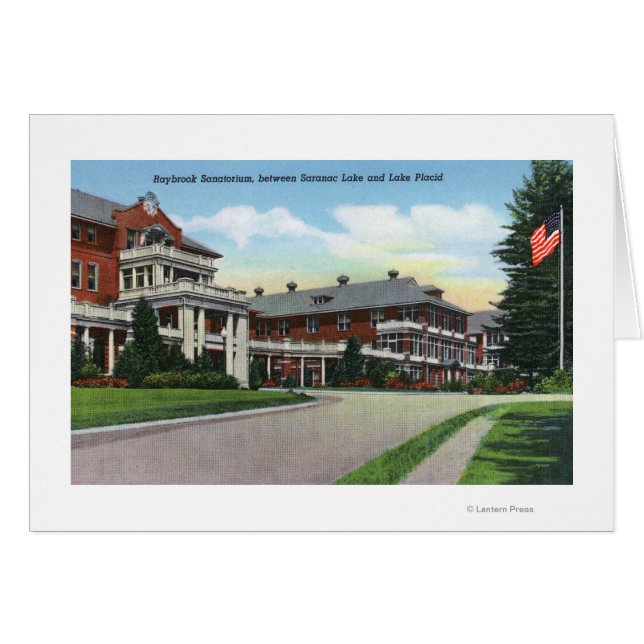 Vue extérieure du Sanatorium Raybrook (Devant horizontal)