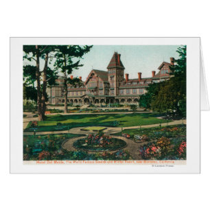 Vue extérieure sur l'Hôtel del Monte et ses jardin
