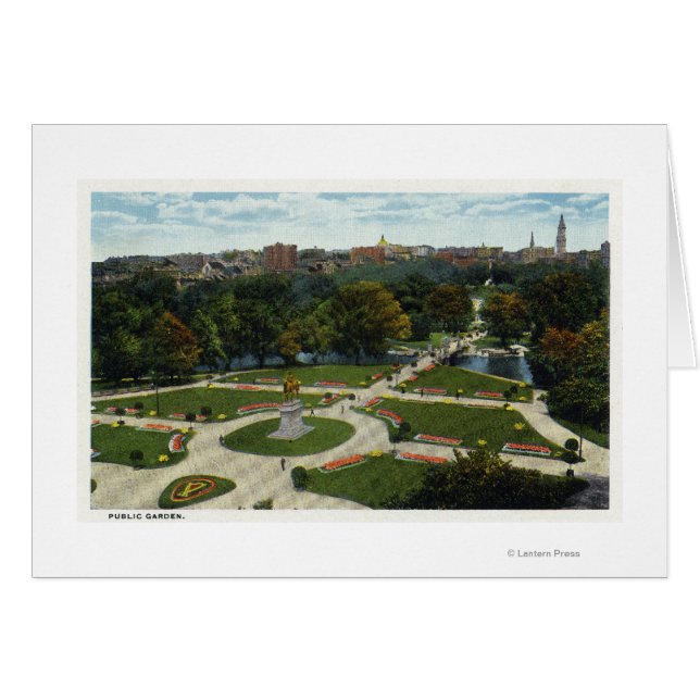 Vue générale du jardin public (Devant horizontal)