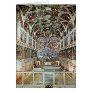 Vue intérieure de la chapelle de Sistine