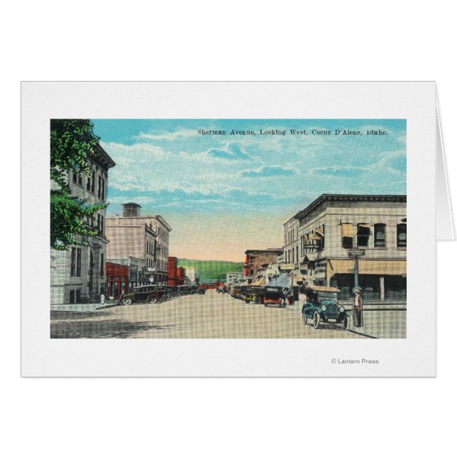 Vue ouest de l'avenue Sherman (Devant horizontal)