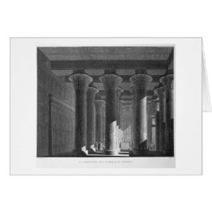Vue panoramique de l'intérieur du portique, Esne (