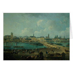 Vue panoramique des visites, 1787 (huile sur la