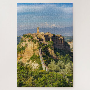 Vue panoramique du puzzle de Civita di Bagnoregio