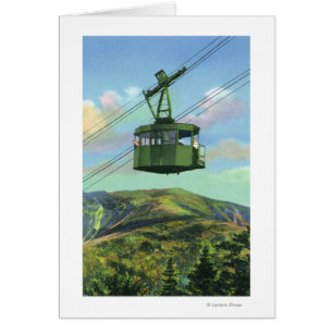 Vue spectaculaire du tramway Cannon Mt