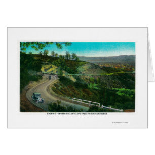 Vue sur Antelope Valley depuis Sandberg's