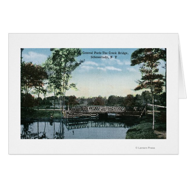 Vue sur Central Park Creek Bridge (Devant horizontal)