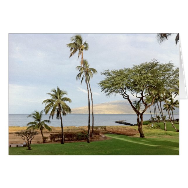 Vue sur la baie de Maalaea depuis Kihei, Maui (Devant Horizontal)