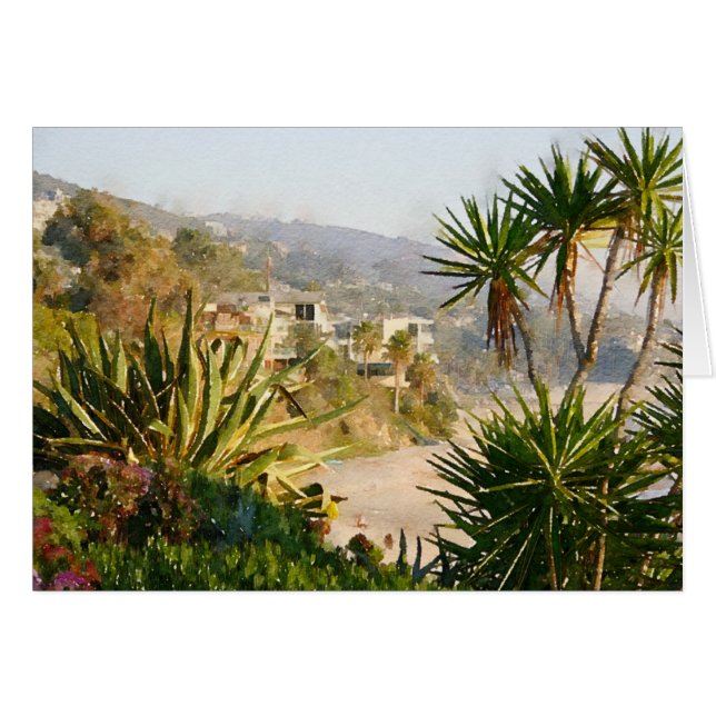 Vue sur la falaise de Laguna Beach, CA (Devant Horizontal)