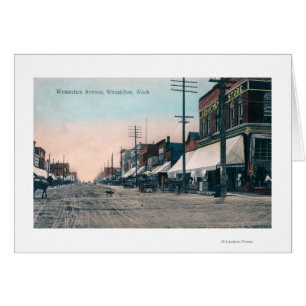 Vue sur la rue de l'avenue Wenatchee